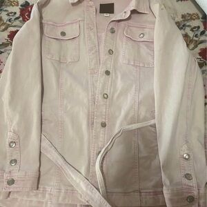 Maurices Blush Pink Denim Jacket